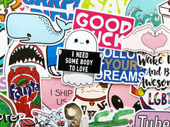 100 Sticker Pack Cool Animals Art Design Decals Laptop Skateboard Car Bumper #CA