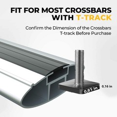 For Porsche Panamera 2009-2016 Roof Rack Cross Bars Fix Point Alu Silver