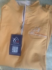 US Equestrian Logo Pony Finals 1/4 Zip Pullover Small NWT Retail $140