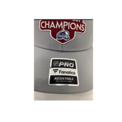 AVALANCHE 2022 CUP CHAMPIONS HOCKEY LOCKER ROOM TRUCKER HAT COLORADO