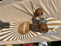Retrospec Zed 44 in Complete Cruising Longboard Skateboard w/ Trucks & Wheels
