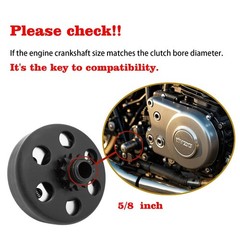 Centrifugal Clutch 5/8″ Bore 11 Tooth #35 Chain Kit for Mini Bike Go Kart