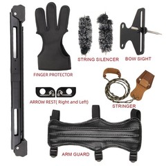 Archery 55″ Folding Survival Bow Set for Adults, Portable Recurve Bow for Out…