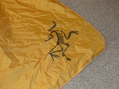 Arc’teryx Ion Rope Bag Lightweight Compact Climbing Tarp Bag Orange & Gray