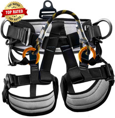 Climbing Belts, Thicken Professional Large Size Safety Seat Belts for Tree Climb