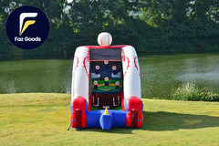 Inflatable Baseball Toss Game with Blower 100% Commercial Grade PVC Vinyl NEW
