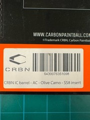 CRBN IC SS8 barrel (CAMO) w/ Stainless Steel .689 insert: AC thread. BNIB!