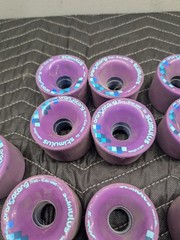 Orangatang Stimulus 70mm 83a Durometer Purple Bundle Longboard Wheel Lot