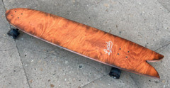 Lucid 45″ Longboard Skateboard Fish Tail Complete Skate Made in California NEW