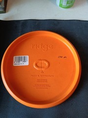 Vibram Ridge Disc Putter Orange Speckled 174g Medium Rubber Putter OOP NEW