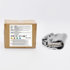 Alloy Steel Self-Locking Climbing Device 15kN For 10-16mm Rope Silver