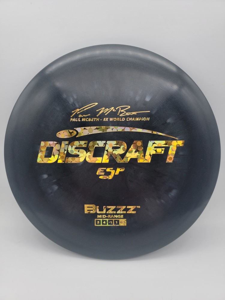 Discraft Paul McBeth 5x Esp Buzzz 175-176 Black Flower Foil