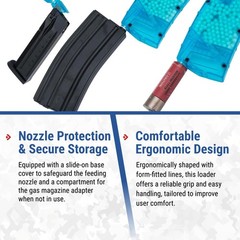 Airsoft – 6mmProShop 500 Round Universal BB Airsoft Speed Loader (Blue)
