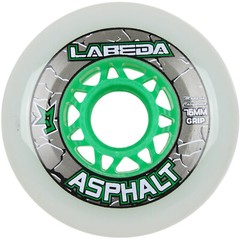 Labeda Asphalt Outdoor Inline Roller Hockey Wheels 76mm White 83A Outdoor Single