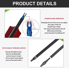 12Pcs 30″ Carbon Arrows Archery Hunting Turkey Feather For Compound/Recurve Bow