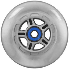 4 Clear 100mm Replacement Wheels + ABEC-7 Bearings for Razor Pro Kick Scooter