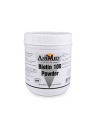 AniMed Biotin 100 Powder for Horses – Hoof & Coat Support, 2.5 lb or 5 lb