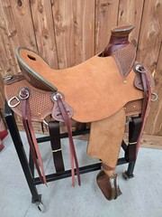 HR Mule Wade Tree Saddle Short Round Skirt 16.5″