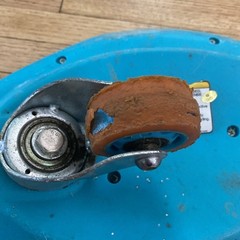 Razor RipStik Brights Collection Caster Board RARE Orange & Teal For Parts Only