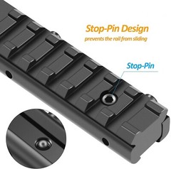 Dovetail to Picatinny Adapter Rail Mount for Rossi .22 Gallery Gun RS22 Rifle