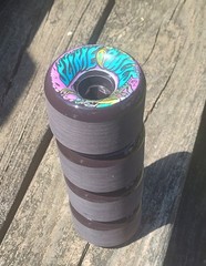Santa Cruz Slime Balls Gooberz 60mm 95a Black Skateboard Wheels