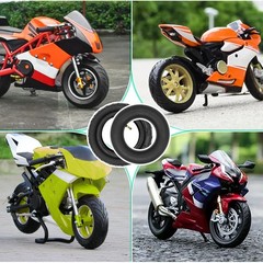 110/50-6.5 Tire and Tube,For 38cc 47cc 49cc Mini Pocket Rocket Drit Pit Scoot…