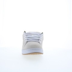 DC Net SE DC03260101-OWHGRN Mens White Suede Skate Inspired Sneakers Shoes
