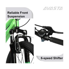 AVASTA Govet 20» Kids Mountain Bike for 6-12 Years Old Boys Girls with Suspe…