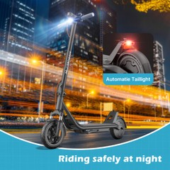 ADULT ELECTRIC SCOOTER LONG RANGE FOLDING E-SCOOTER APP &DOUBLE SHOCK ABSORPTION