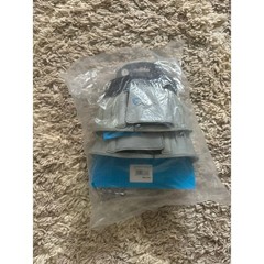 Arma Black Fleece Trim Overreach Bell Boots Grey Horse Size Full New with tags