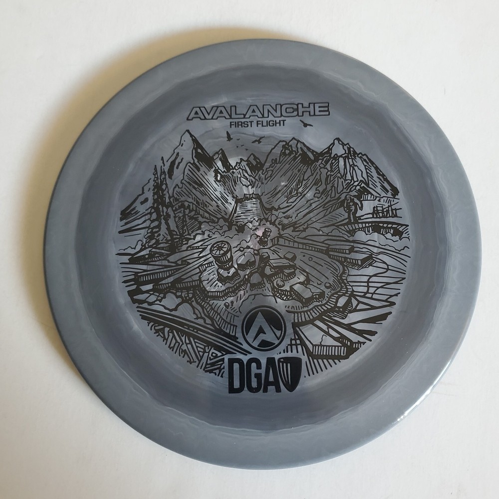 DGA AVALANCHE PROLINE FIRST FLIGHT EDITION GRAY/PINKSWIRLS ON BOTTOM 170-172G