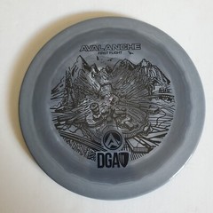 DGA AVALANCHE PROLINE FIRST FLIGHT EDITION GRAY/PINKSWIRLS ON BOTTOM 170-172G