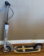 Xootr Cruz Foot Scooter With Brake & Wooden Deck