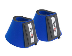 NEW Horze BLUE ProBell HorseBoots 19764-B-M MEDIUM (1 Pair) Neoprene NIP