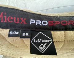 LeMieux ProSport TAN Dressage Saddle PAD~Size S/M~Lightly Used~CLEAN