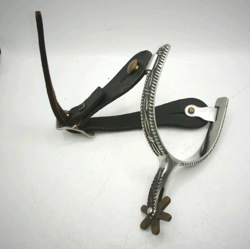 Vintage Riding Spur marked «Korea» Equestrian Horse