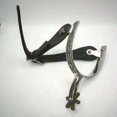 Vintage Riding Spur marked «Korea» Equestrian Horse