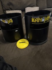 Kan Jam Original Disc Toss Game – Rookie, One Size, Black & Yellow
