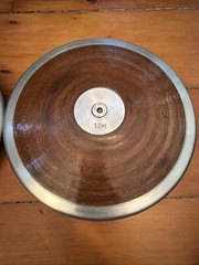 Wooden Discus Pair 1.0k And 1.6k