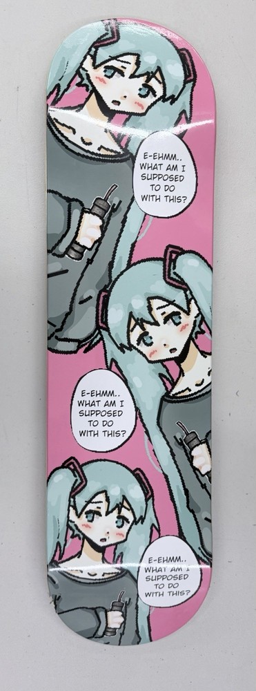 Limited Edition Hatsune Miku Rare 2prcnt.us Skate deck