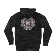 Independent Trucks BTG REVOLVE PULLOVER Skateboard Hoodie BLACK CAMO LARGE