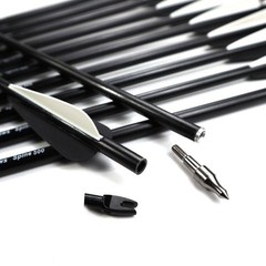 28/30/32 inch Archery Carbon Arrows Spine 500 OD 7.8mm for Compound&Recurve Bow