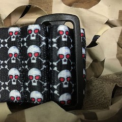 NEW KM Paintball Universal Mask Goggle Strap – 09 Skull Candy