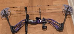 Diamond Edge 320 Purple Haze Compound Bow Bag Release Arrow Quiver LEFT Hand NEW