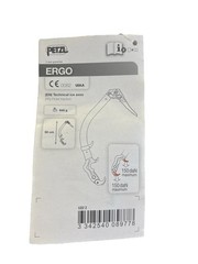 Petzl ERGO Technical Ice Tool 50cm Ice Axe Mixed Climbing Orange 645g UIAA