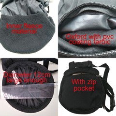 Climbing Chalk Bag w/ Strawstring Zipped Pocket Adjustable Belt Gymnastics US