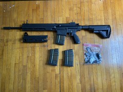 VFC HK 417 AEG Retro Arms Gearbox Project gun w/extras Rare Discontinued!