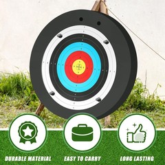 Gemscream 20″ Foam Archery Target Block for Backyard, 20 Inch, black