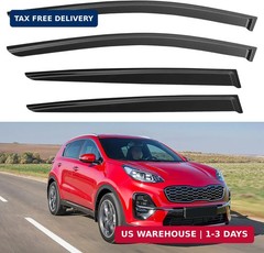 Window Visors Rain Guards for 2017 2018 2019 2020 2021 2022 Kia Sportage, Out-Ch