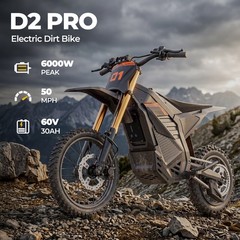 Adult Electric Dirt Bike 3000W Peak Electric Motorcycle 48V 21AH E-Moto 35MPH